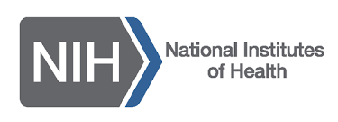 Grey Logo that says "National institute of Health"